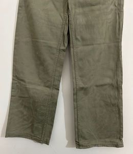 Hnm women Olive Green Wide Leg Pants