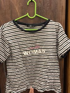 Incredible Woman Striped T-Shirt