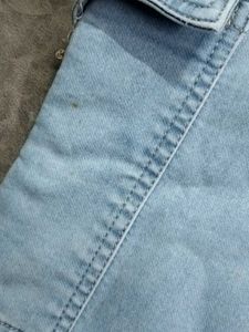 Light Wash Cargo Jeans