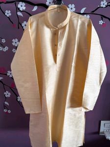 Men's Cream Kurta