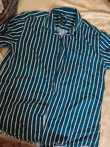Men's Striped Collared Shirt