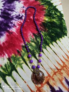 Silver Oxidised Traditional Pendent Necklace