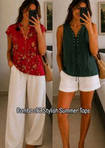 Combo of 2 Stylish Summer Tops | Casual & Trendy
