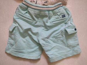 Shirt &amp; Shorts Set And Sipper Bottle