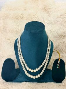 ✨️Elegant Pearl Necklace &amp; Earring Set✨️