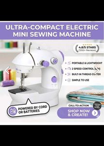 Ultra-Compact Electric Mini Sewing Machine