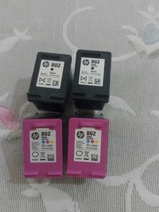 HP 802 Ink Cartridges - Set of 4