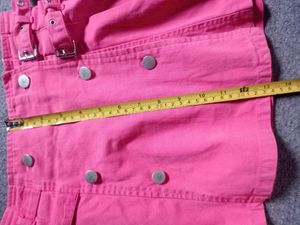 PINK MINI DENIM SKIRT 💗
