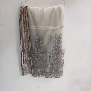 Elegant White Embroidered Kurta Set