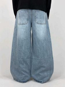 Baggy Wide Leg Light Wash Jeans