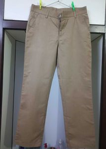 Classic Men's Beige Khaki Trouser
