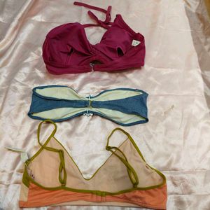 3 Bikini Tops Bundle