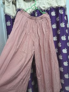 Elegant Pink Floral Kurti Set