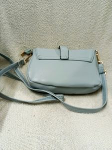 Beautiful 😍 Royal Grey Sling Bag ♥️And 2 Earrings