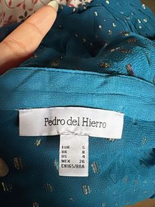 Chic Teal Ruffled Blouse