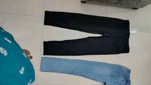 Classic Denim Jeans - Black &amp; Blue