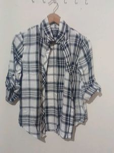 women's check Casual Shirt