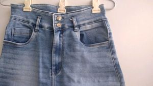Straight fit denim jeans