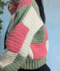 Crochet Patchwork Cardigan