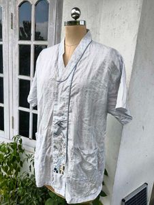 White Embroidered Shirt