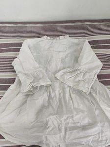 short pure cotton floral kurti