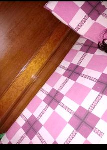 😍Pink white bed set 🥰