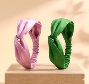 Twisted Headbands (Green &amp; Pink)