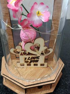 SHOWPIECE Enchanting "I Love You" Dome Display