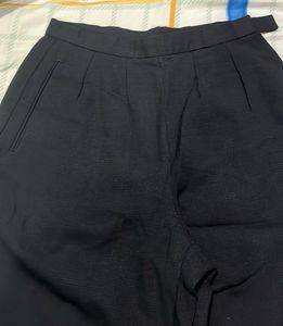 Tailored Black Korean Trousers