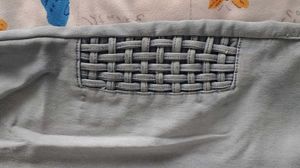 Light Grey High-Waisted Denim Jeans