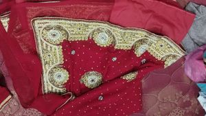 Designer Saree With Stitched Blouse