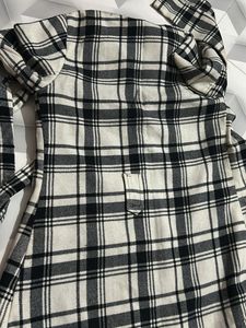 Plaid Trench Coat