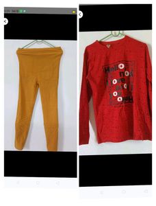 T Shirt And Pant Combo ..On Sale