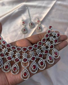 ✳️ Fixed Price  American Diamond Jewellery Set✳