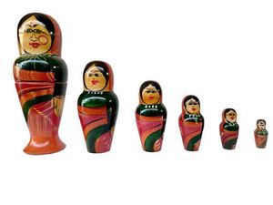 New Russian dolls six in one each