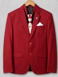 Men's Red Blazer with pant