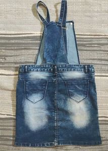 Blue Denim Overall Dress