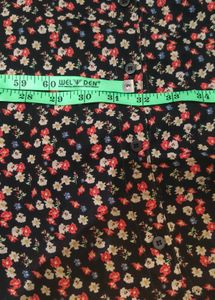 Chic Floral Print Short Sleeve Shirt