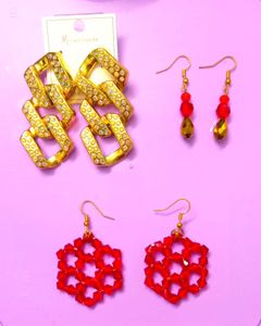 Fashionable Iredescent Earrings Set✨️