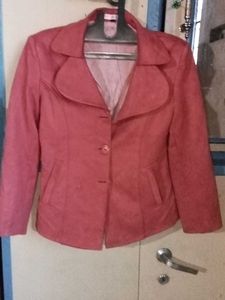 Chic Coral Pink Blazer