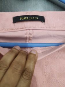 twizt jeans Pink Casual Pants never used.
