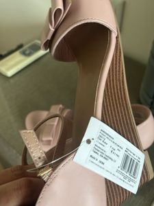 Reduced  Ankle strap Bow Wedge Sandals