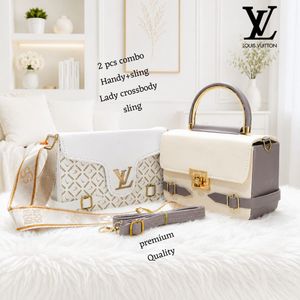 Premium 2 Pcs Handbag & Crossbody Combo