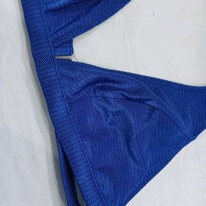Royal🪔 Blue Halter Bikini Top