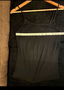 Classic Black Camisole Top / slip
