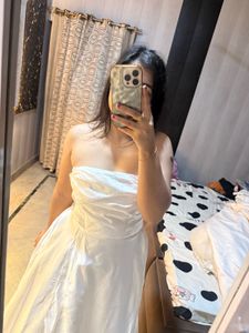 Elegant White Bridal gown 🎀🩷🧚🏻‍♀️