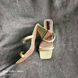 N. Chic Pastel Block Heel Mules