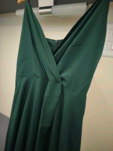 Elegant Deep Green one piece gown