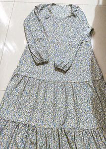 Floral Print Tiered  Dress
