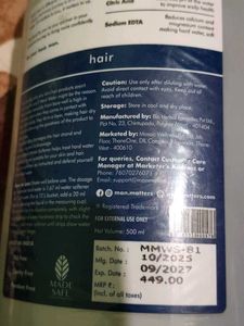 Man Matters Water Softener for Hair
